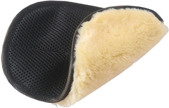 Gant De Lavage De Voiture Avec Pouce En Peau D'agneau Véritable Ultra Doux Anti-rayures