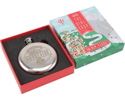 CGB THE BIKE SHOP KING OF THE MOUNTAINS 5OZ HIP FLASK