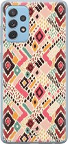 Samsung Galaxy A52 siliconen hoesje - Boho vibes - Soft Case Telefoonhoesje - Multi - Print