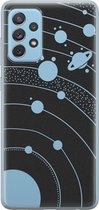 Samsung Galaxy A52 siliconen hoesje - Universe space - Soft Case Telefoonhoesje - Transparant - Print