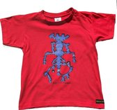 Anha'Lore Designs - Alien - Kinder t-shirt - Rood - 7/8j (122-128)
