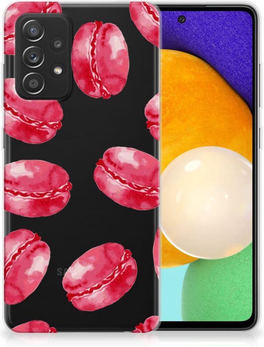 Samsung Galaxy A52 (5G/4G) Siliconen Case Pink Macarons