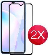 2X Screen protector - Tempered glass - Full Cover - screenprotector voor Samsung Galaxy Note 10 Lite  -  Glasplaatje voor telefoon - Screen cover - 2 PACK