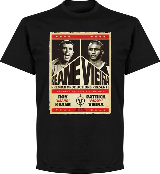 Keane vs. Viera Battle T-shirt - Zwart - S