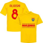 Macedonië Alioshi 8 Team T-Shirt - Geel - M