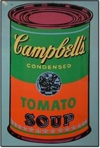 Andy Warhol Tomato Soup Poster 2 - 40x50cm Canvas - Multi-color