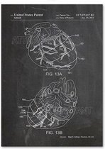 Anatomy Poster Heart Sliced - 50x70cm Canvas - Multi-color
