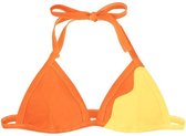 SEA'SONS - Bikini Top Dames - Kleurveranderend - Oranje - Maat S