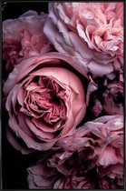 JUNIQE - Poster in kunststof lijst Vintage Pink -40x60 /Roze