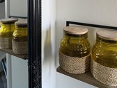 Vorraadpotten-Bewaarpotten-Decoratiepotten Set van 2
