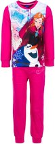 Disney Frozen Pyjama - dik katoen - donkerroze - maat 110 (5 jaar)