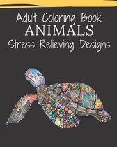 Animals Adult Coloring Book
