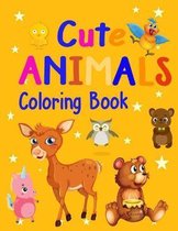 Cute Animals Coloring Book