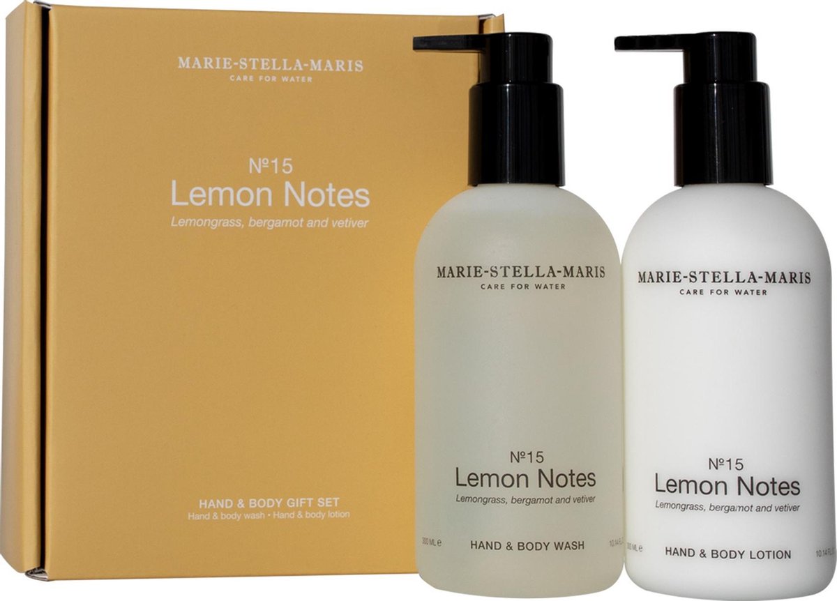 MarieStellaMaris Gift Set Lemon Notes Handzeep & Bodylotion