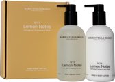 Marie-Stella-Maris Gift Set - Lemon Notes - Handzeep & Bodylotion - Geschenkset Vrouwen - Geschenkset Mannen - Unisex - 2x 300 ml