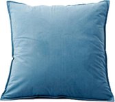 Set van 2 Velvet Kussenslopen – 30 x 50 cm – Lichtblauw