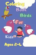 coloring book birds for kids ages 2-4