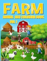 Farm Animals ABC Coloring Book