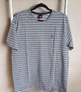 Twinlife Regular fit T-shirt met all over print Maritime blue  maat 3XL