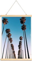 JUNIQE - Posterhanger Wanna Be in LA by @samfn -30x45 /Blauw &