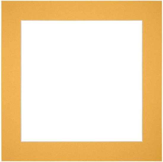 Votre Déco Passe-Partout - Format cadre 20x20cm - Format photo 10x10 cm - Jaune