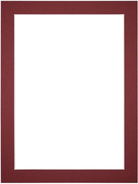 Votre Déco Passe-Partout - Format cadre 30x40 cm - Format photo 24x34 cm - Bordeaux