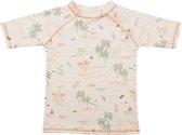 Ducksday - UV-werend Zwemshirt korte mouw voor kinderen - unisex - Waikiki - 110/116