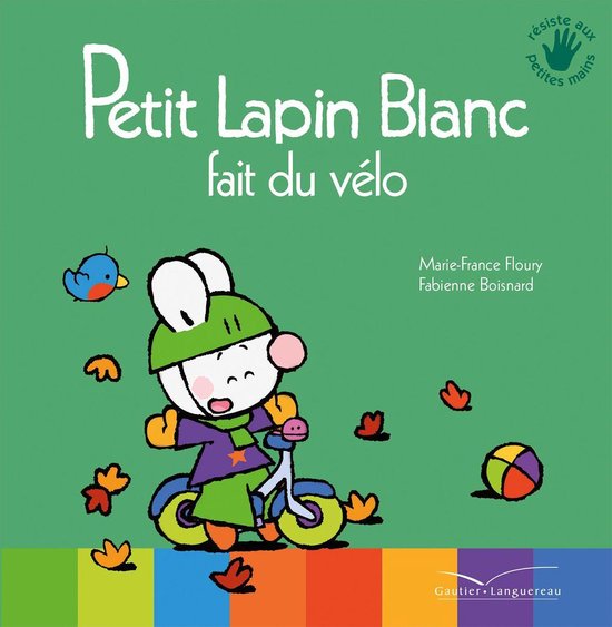 Petit Lapin Blanc fait du vélo - cover