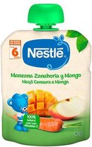 Nestle 2x Nestle Bag Naturnes Apple Carrot Mango 6 Months 90g
