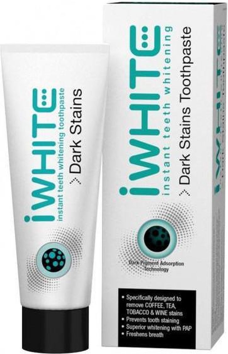 Iwhite Dark Stains Toothpaste Pack 75ml en toothBrush dark stains