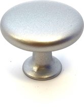 AVENUE decoration meubelknop - model "Full" - Ø 30 mm - massief metaal aluminium look