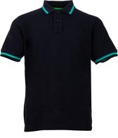 Sundek Sundek Mini Brice Poloshirt - Jongens - navy - blauw - groen