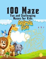 100 maze. Fun and Challenging Mazes for Kids: (8.5''x11.5'') Ages 4-8