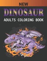 New Dinosaur Adults Coloring Book