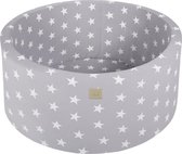 ballenbak XL Licht grijs sterren - 90x40 excl. ballen | Ballenbakje.nl