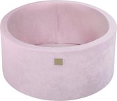 Licht Roze VELVET Ballenbak 40 cm | Ballenbakje.nl