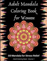 Adult Mandala Coloring Book for Women