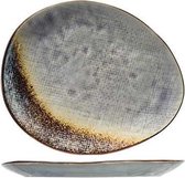 Thirza Grey Dessertbord - 19,5x16,5cm - Ovaal