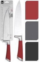 Vleesmes RVS 33cm gekleurd handvat