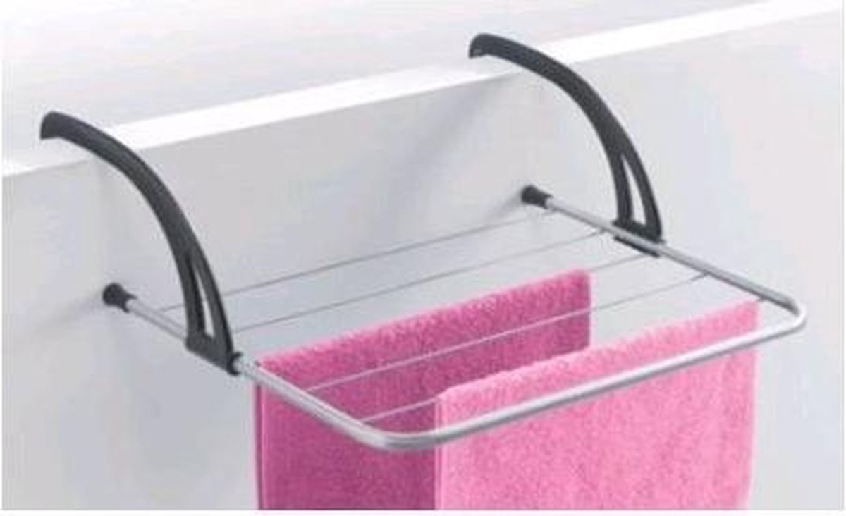 Metaltex Favonio Radiator/Balkon Droogrek - 3 m - Grijs