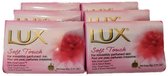 Lux Zeep - Soft Touch - Voordeelverpakking - 6 x 85 gram - Rozen & Almond Oil