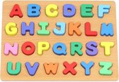 A&K Alfabet Puzzel voor Kinderen - Hout - 30x20CM - Houten Alfabet Puzzle - Klassiek Speelgoed