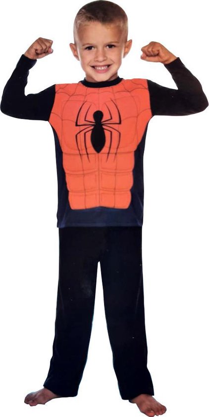 Marvel Spiderman Verkleed Set Shirt Met Broek - Maat 116/122