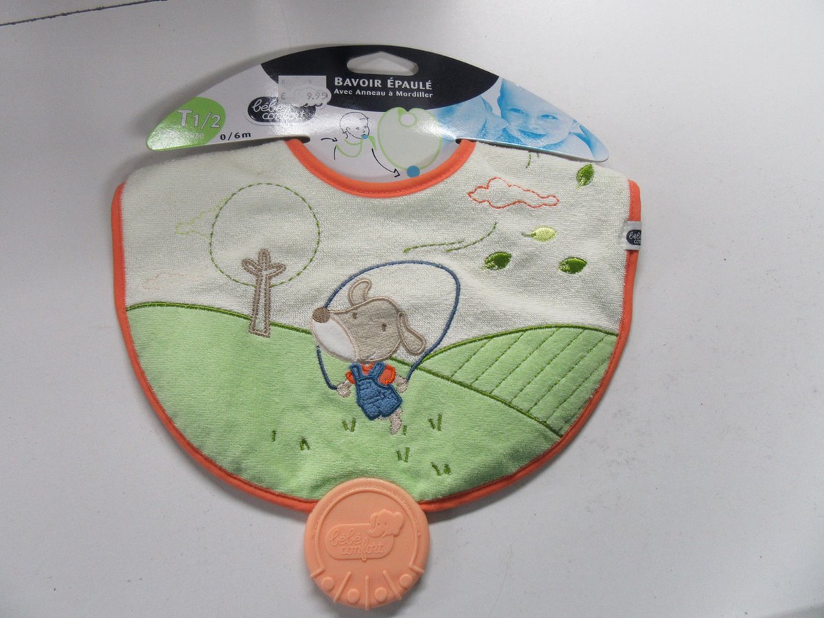 Goedkoopste bebe confort , bavet , slab , met bijtring , T1 0/6 maand ,sluiting met velcro