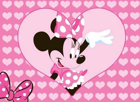 verlegen Aanvrager Bevriezen Minnie Mouse Hello - Speelkleed - Vloerkleed - Tapijt 95X133 cm | bol.com
