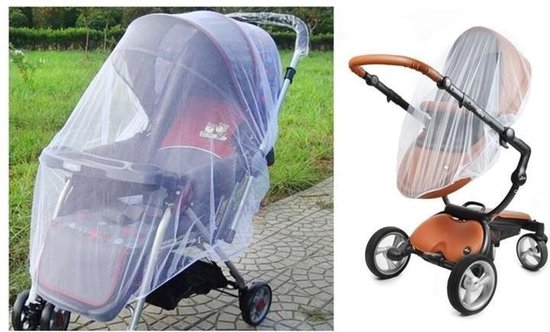 A&K Universele Insectenbescherming voor Kinderwagen - Klamboe Muggennet - Muggengaas - Insectengaas - Anti Insect Baby - Voor Bijvoorbeeld Maxi Cosi