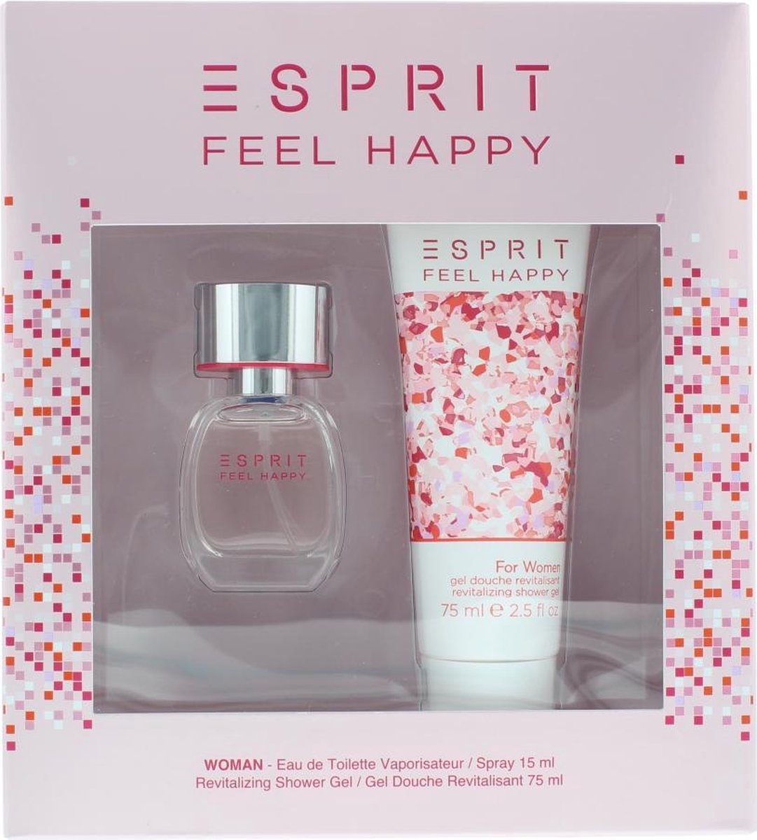 Esprit Feel Happy - 15ml Eau de toilette & 75ml Showergel -  Geurengeschenksets | bol.com
