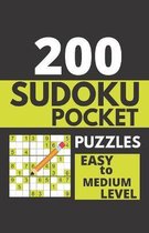200 Sudoku Pocket Puzzles - Easy to Medium Level