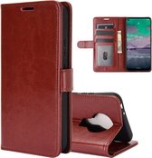 Nokia 3.4 hoesje - MobyDefend Wallet Book Case (Sluiting Achterkant) - Bruin - GSM Hoesje - Telefoonhoesje Geschikt Voor: Nokia 3.4