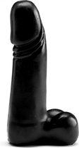 XXLTOYS - Maarten - Dildo - Inbrenglengte 17 X 5 cm - Black - Uniek Design Realistische Dildo – Stevige Dildo – voor Diehards only - Made in Europe